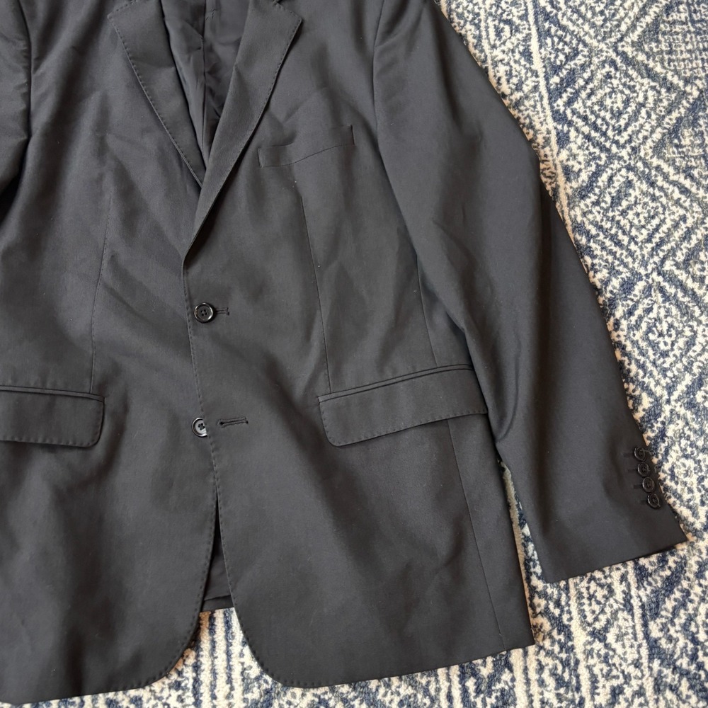 Zara Man Basic Black Blazer Suit Jacket Mens Size… - image 7